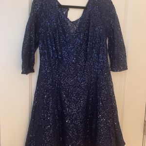 ADRIANNE SEQUIN DRESS